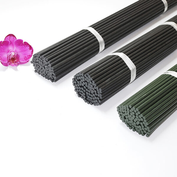 Decorative Bamboo Sticks Dyed Wax Plant Flower Sticks (1)