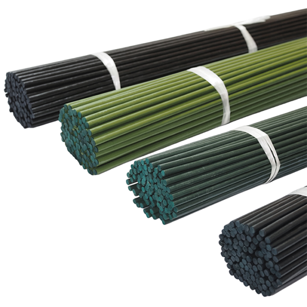 Decorative Bamboo Sticks Dyed Wax Plant Flower Sticks (2)