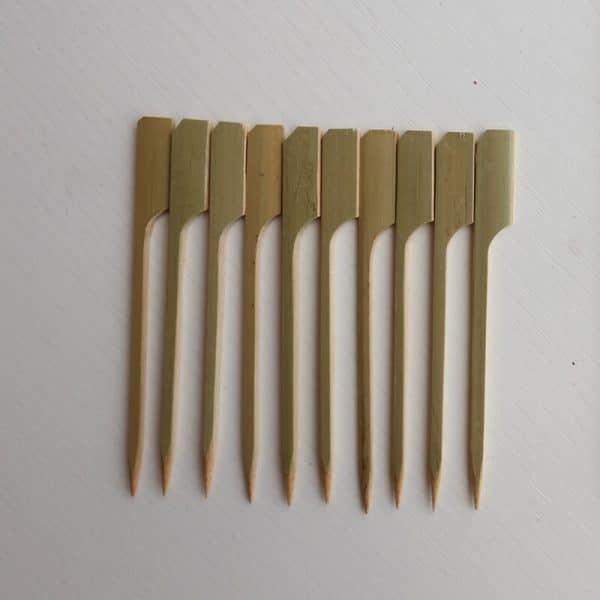 Bamboo paddle skewers