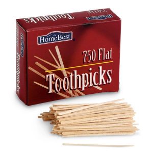 Flat Wooden toothpicks