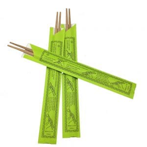 Traditional style bamboo chopsticks