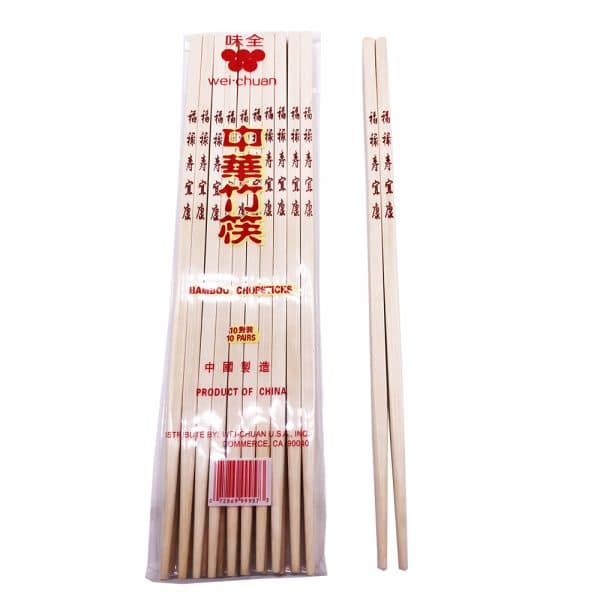10 pairs packing bamboo chopsticks