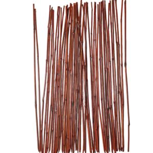 Red Dyed Garden Plant Support Poles (1)