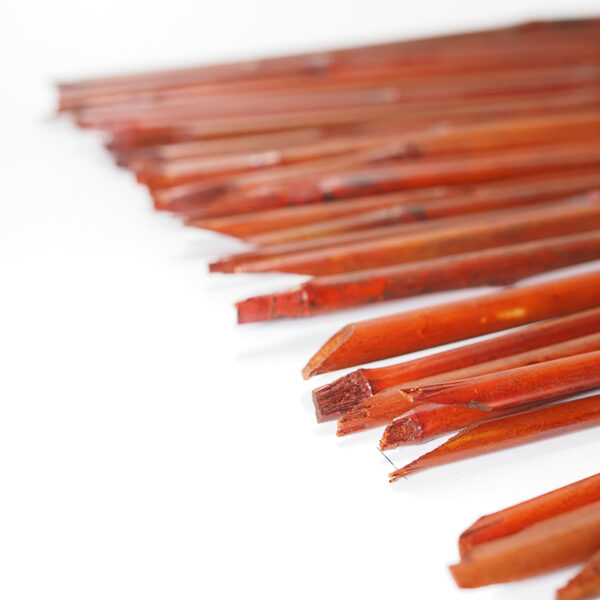 Red Dyed Garden Plant Support Poles (1)